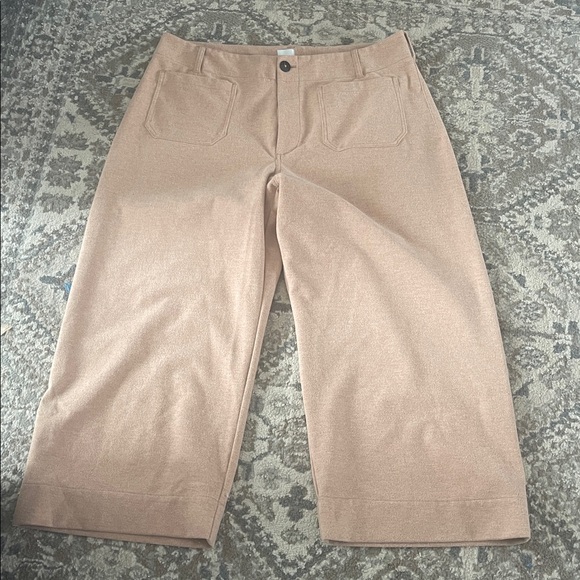 Anthropologie Maeve The Colette cropped wide leg pants. 20w - Picture 2 of 7